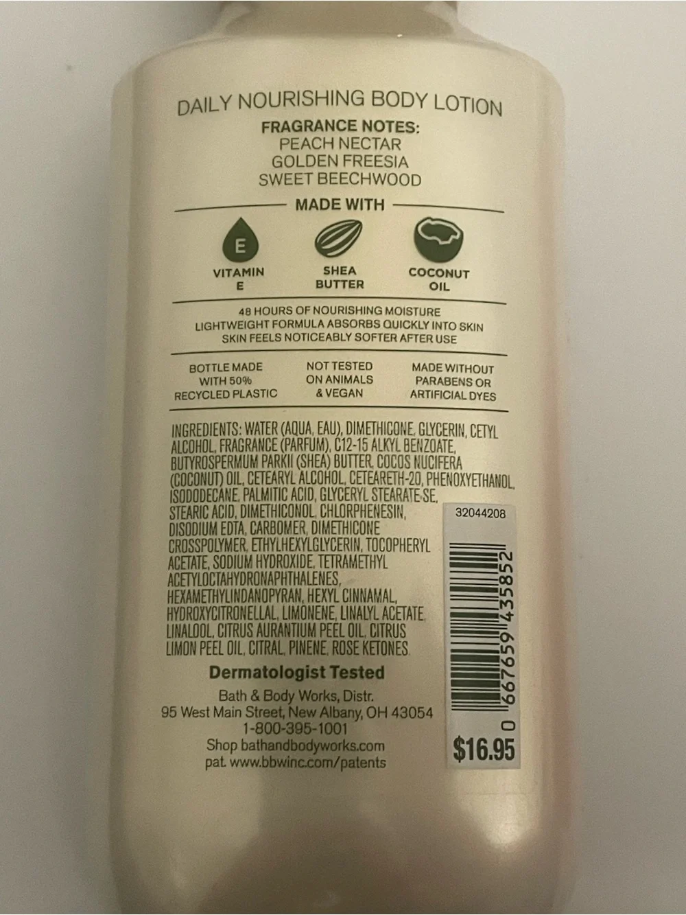 Bath & Body Works x Vera Bradley Peach 🍑 Blossom & Nectar Body Lotion